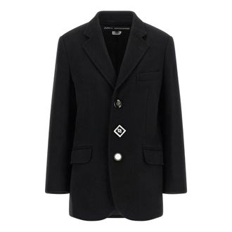 Junya Watanabe Cappotto Asimmetrico - - Jackets - Donna - Nero - S