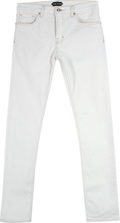 Tom Ford White Denim Slim Fit Jeans Size 33/84
