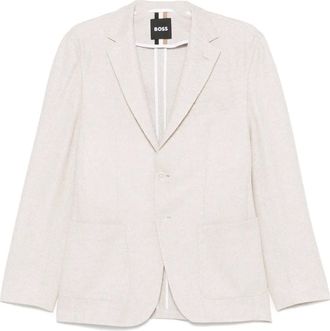 BOSS Blazer a fantasia - Toni neutri