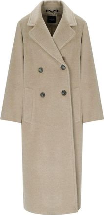 Max Mara Zufolo Light Beige Double-Breasted Coat