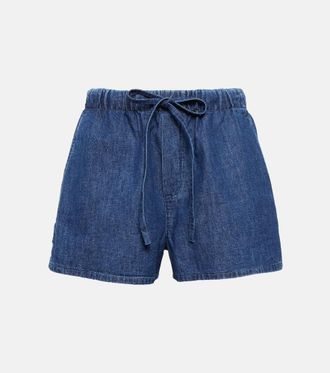 Valentino Drawstring denim shorts