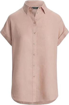 Ralph Lauren Camicia a maniche corte Broono - - Blouses & Shirts - Donna - Rosa - S
