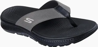 Skechers Mens Skechers Mens Go Consistent Sandal 2.0 Cabton Flip Flops - Black - Size: 11