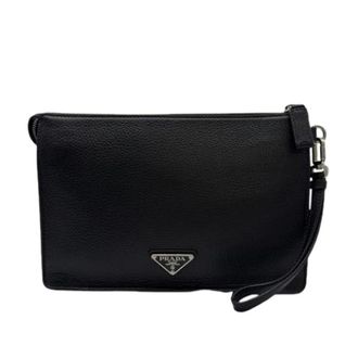 Prada Pre-owned Clutches, male, Black, Size: ONE SIZE Pre-owned Vintage Clutch