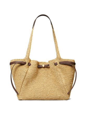 Tory Burch Womens Romy Straw Tote Bag