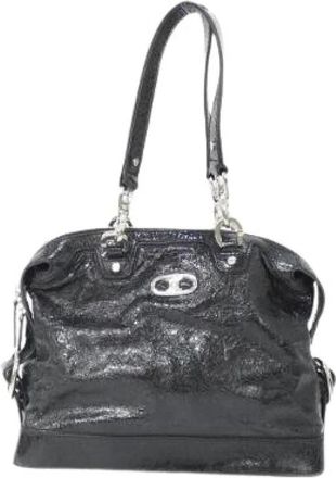 Celine Pre-owned Handbags, female, Black, Size: ONE SIZE Pre-owned Leather Bag