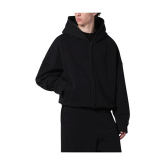 Entire studios Entire Studios - Eternal Zip Hoodie - Heren - Sweatshirts & Hoodies - Zwart - Maat: L Katoen