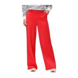 Object Object, Broeken, Dames, Rood, 2Xl, Polyester, Objlisa Wide Pant