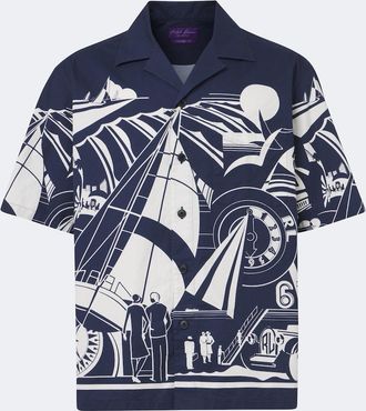Ralph Lauren Purple Label Camicia in cotone con stampa