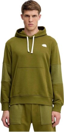 The North Face Terry Relaxed Hoodie - Heren - Outdoor shirts - Groen - M - Katoen - Fitness