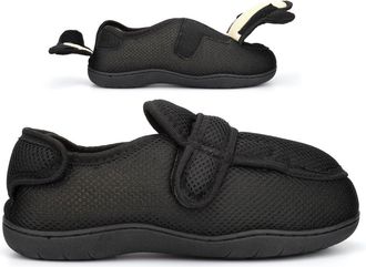 Generic Mens Wide Fit Slippers Womens Wide Fit Slippers Extra Wide Slippers Ladies Wide Fit Slippers Wide Open Slippers Size 3 Size 13 Slippers Entry Touch Fa