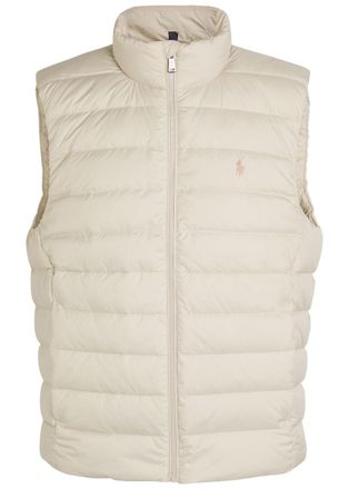 Polo Ralph Lauren Colden Padded Shell Gilet - Beige - Xxl