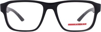 Prada Demo Rectangular Mens Eyeglasses PS 05RV 1AB1O1 52