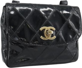 Chanel Pre-owned Vintage Patent Leather Waist Bag - - Pre-owned - Donna - Nero - ONE SIZE