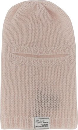 Raf Simons Mohair Balaclava - Heren - Hoeden - Roze - ONE Size - Accessoires