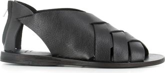 Officine Creative Itaca 048 Sandaal - Dames - Sandalen - Zwart - 40 EU - Leer - Schoenen