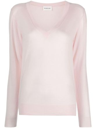 P.A.R.O.S.H. Top con scollo a V - Rosa