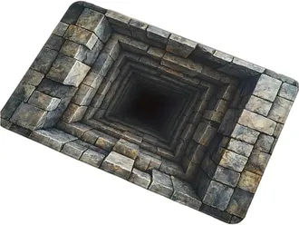 OEM Alfombra De Entrada Art&iacute;stica Con Dise&ntilde;o 3d, Alfombra Absorbente Para El Suelo - Je