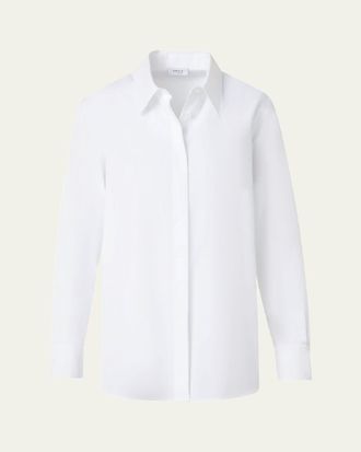 Akris Tunic Cotton Poplin Blouse