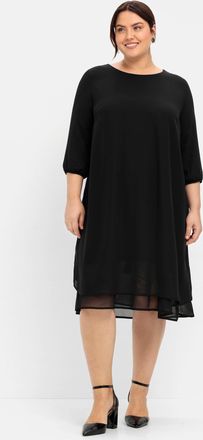 Sheego Chiffonkleid »Chiffonkleid«