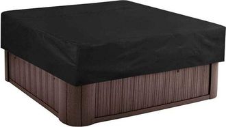OEM Cubierta Para Piscina - Cuadrada 215x215x30 Cm - Poli&eacute;ster 190t Impermeable Anti-uv - Con Cord&oacute;n De Ajuste - 1 Unidad