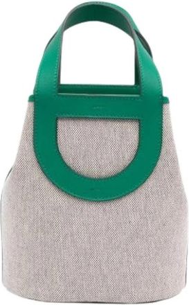 Herm&egrave;s Pre-owned In the Loop 18 - Dames - Vintage Tas - Groen - ONE Size - Leer - Vintage