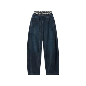 Alexander Wang Pre-styled Brushed Denim Sweatpants