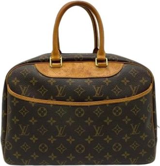 Louis Vuitton Pre-owned Monogram Handbag - Dames - Vintage Handtas - Bruin - ONE Size - Leer - Vintage