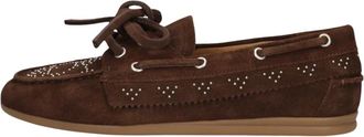 Toral Shoes Kimana Loafer - Dames - Bootschoenen - Bruin - 39 EU - Leer - Schoenen