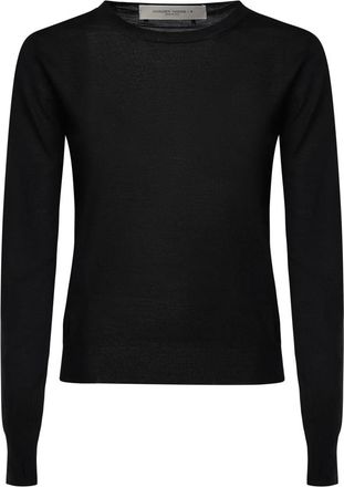 Golden Goose Trui met ronde hals - Dames - Ronde hals truien - Zwart - S - Wol - Truien & Vesten