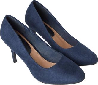 Good for the Sole Womens/Ladies Elsa Almond Toe Wide Court Shoes (4 UK) (Navy)