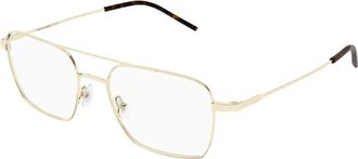 Saint Laurent SL 888 Optisch Montuur - unisex - Brillen - Geel - 53 MM - Accessoires