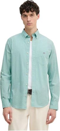 GANT Heren, Overhemden, Blauw, Maat: XL Katoen