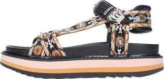 Ash Ash, Schoenen, Dames, Veelkleurig, 36 EU, Leer, Ugo Bisnero Sandaal