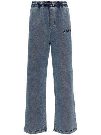 Bapy by A Bathing Ape Pantaloni dritti con applicazione - Blu