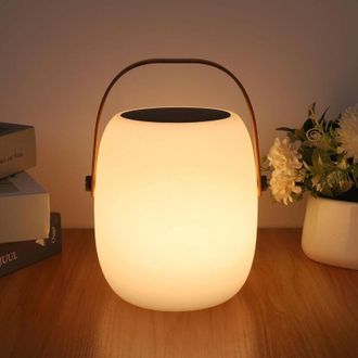 OEM Lampe De Table Sans Fil Rechargeable, Portable Led Rvb, Pour Exterieur Et Interieur Avec Mode Scintillement De Bougie, &Eacute;tanche Ip54, Avec T&eacute;l&eacute;commande