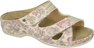 Berkemann Janna - Dames - Sleehakken - Beige - 38 1/2 EU - Leer - Schoenen