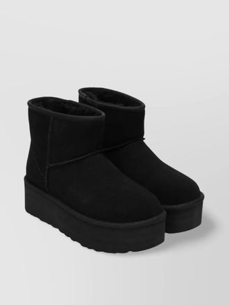 UGG platform ankle boots