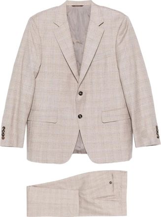 Canali Checked Single-breasted Suit