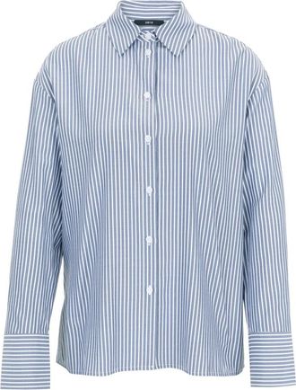 Zero Overhemden, Dames, Blauw, M, Shirts