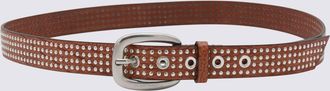 Golden Goose Brown Leather Belt