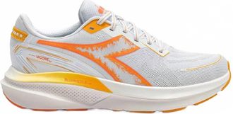 Diadora Mens Mythos Blushield Vigore V Running Shoes In White/nectarine