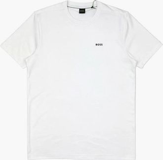 HUGO BOSS Mens Hugo Boss logo detail White T-shirt - Size: 44