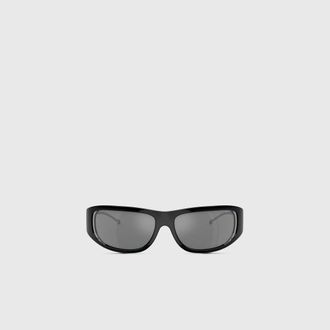 Diesel Wraparound style sunglasses - Sunglasses - Unisex - Black