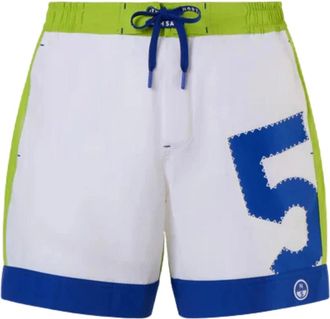 North Sails Kleur Blok Zwemshorts - Heren - Strandmode - Veelkleurig - L - Katoen - Badmode