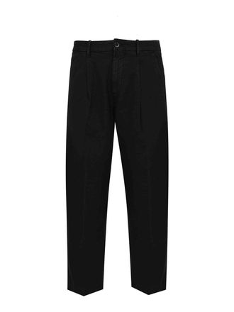 Nine In The Morning Giulio Carrot Trousers In Black Cotton