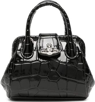 Vivienne Westwood Orb Croc-effect Leather Mini Bag