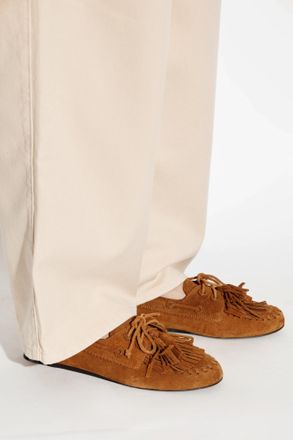 Isabel Marant Suede Shoes Fersi, Womens, Brown