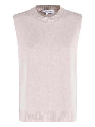 Maison Kitsuné sleeveless knitted vest - Neutrals