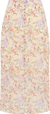 Usha midi rok met bloemenprint qisha
